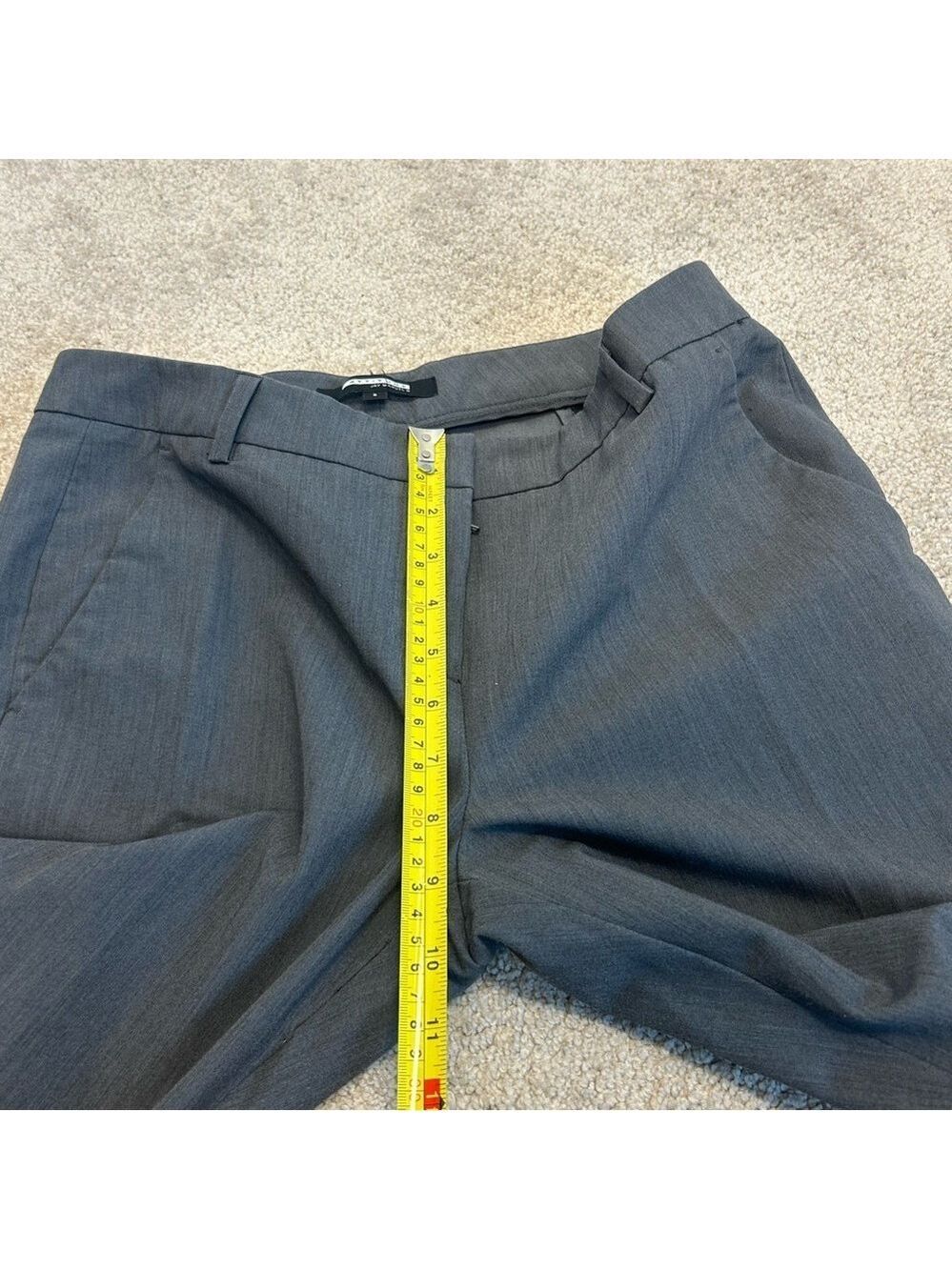 Attitude Jay Manuel Charcoal Gray Trouser Dress Pants professional business Sz 6 - Picture 9 of 14